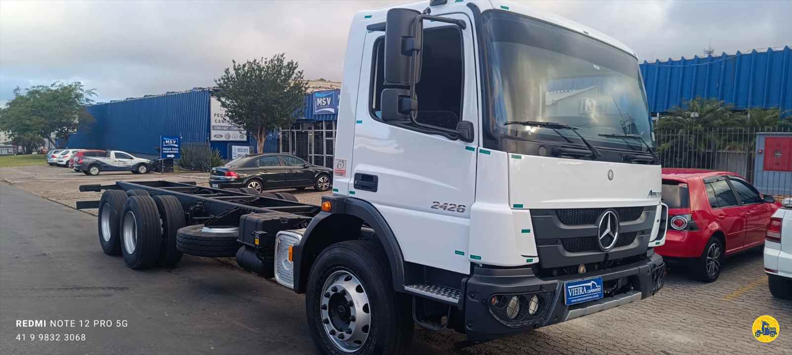 CAMINHAO MERCEDES-BENZ MB 2426 Chassis Truck 6x2 Vieira Caminhões CURITIBA PARANÁ PR